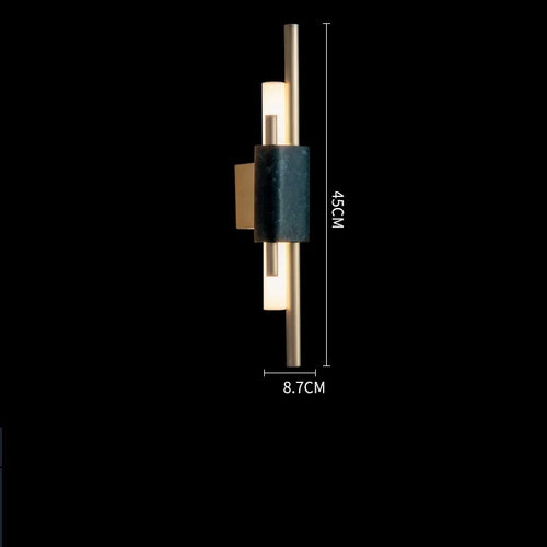 applique murale design gouttelette d'eau cristal led cuivre nordique - vue 13 sur 20