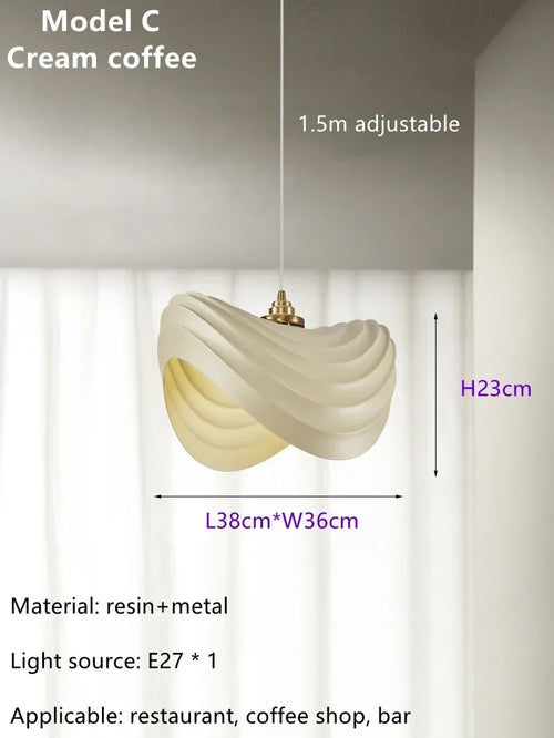 suspension moderne nordique design art pour décoration intérieure - vue 12 sur 18