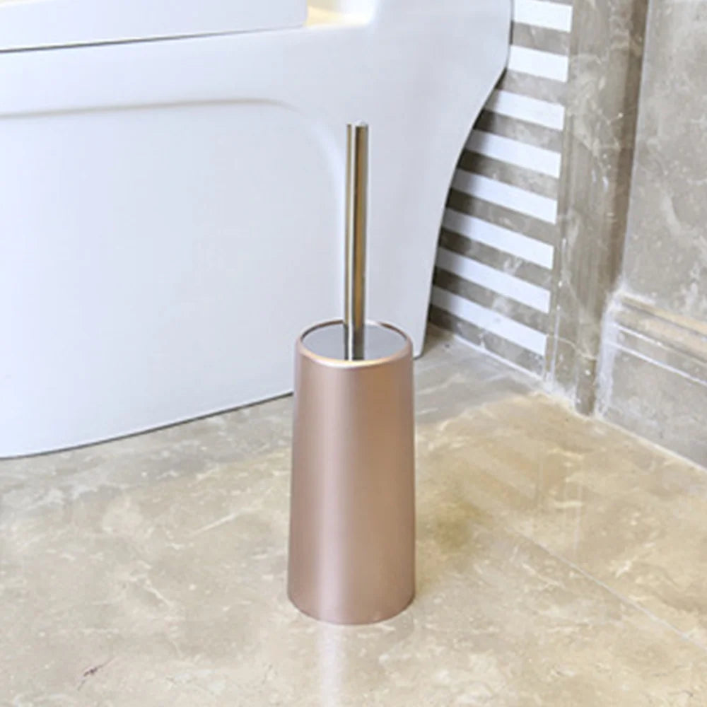 brosse et support de nettoyage en acier inoxydable pour salle de bain - vue 3 sur 6