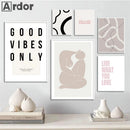 citations de motivation nordiques pour décoration murale moderne