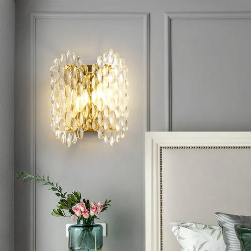 lustre moderne à led en cristal pour décoration nordique - vue 4 sur 10