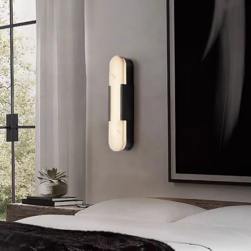 applique murale en marbre avec flocons de neige naturels décorative et polyvalente - vue 5 sur 8