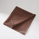 Serviette de table coton lavé lot six réutilisable