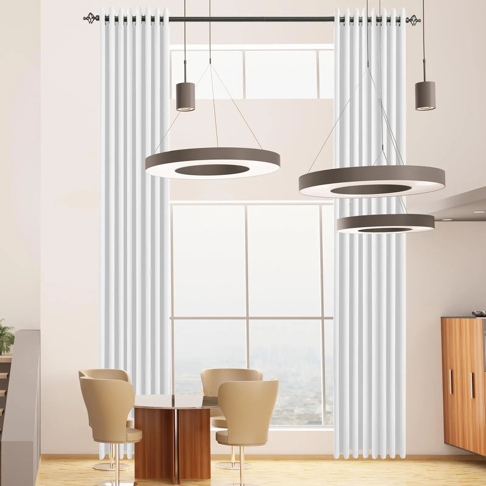 rideau occultant sur mesure extra long style moderne