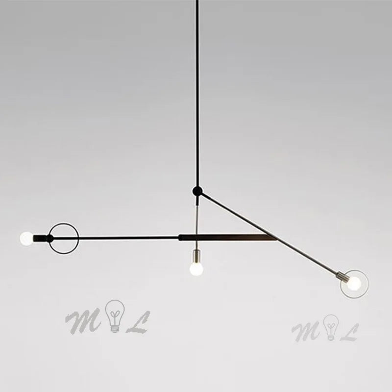 suspension moderne géométrique pour décoration intérieure élégante - vue 3 sur 8