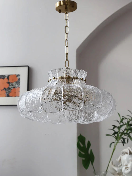 lustre rétro en verre style américain pour décoration intérieure - vue 4 sur 7