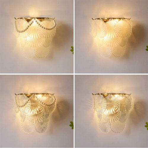 applique murale en verre à led pour décoration moderne intérieure - vue 4 sur 15