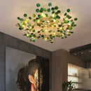 Plafonnier nordique en Agate de Jade naturel