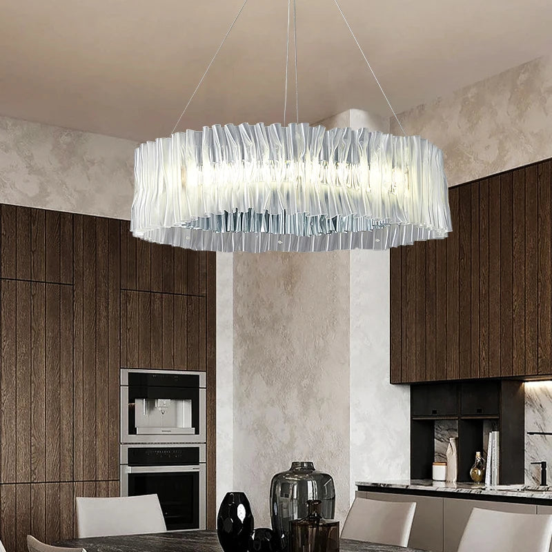 suspension design en pvc et acier inoxydable pour espaces intérieurs - vue 3 sur 13