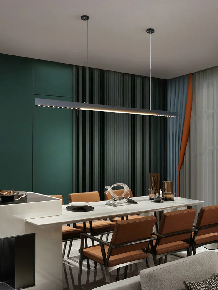 lustre moderne minimaliste pour cuisine et bureau - vue 3 sur 10