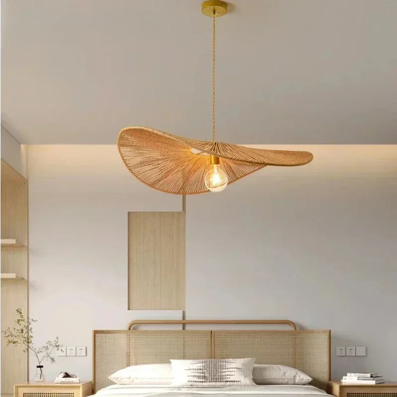 suspension japonaise en corde de chanvre pour décoration moderne - vue 1 sur 21