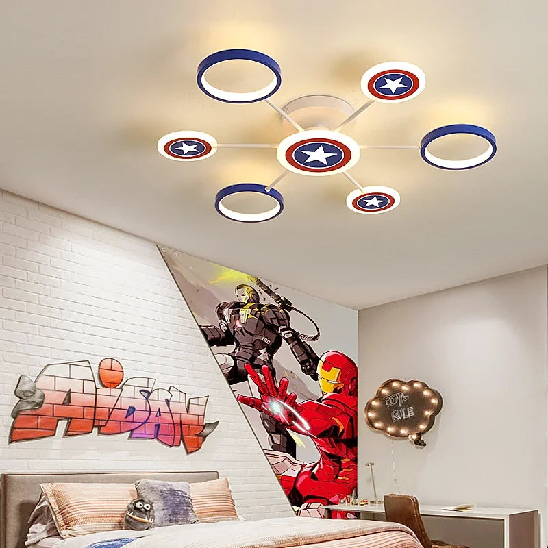 plafonnier led décoratif pour intérieur moderne et élégant - vue 3 sur 8