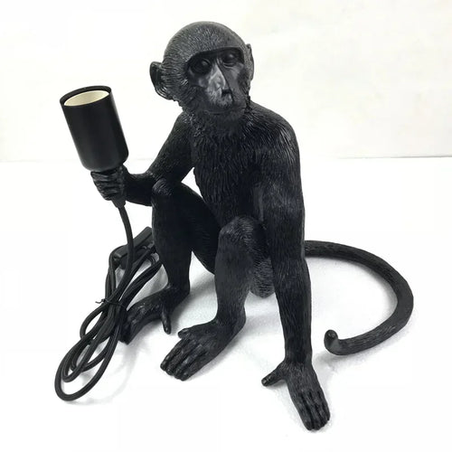 lustre rétro créatif en forme de singe pour cafés et restaurants - vue 17 sur 18