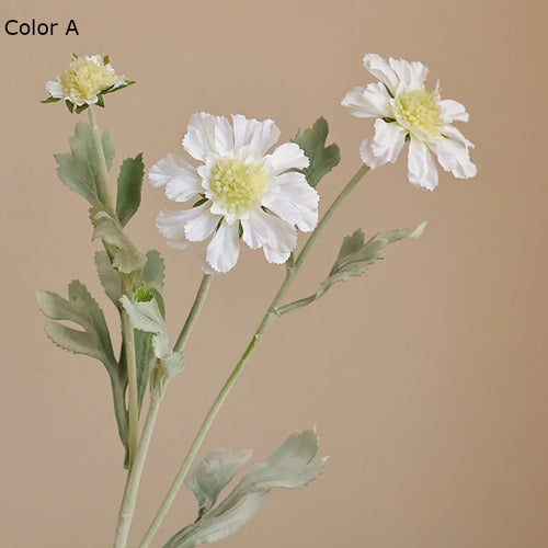 roues de flocage artificielles chrysanthème décoration florale en soie - vue 9 sur 9