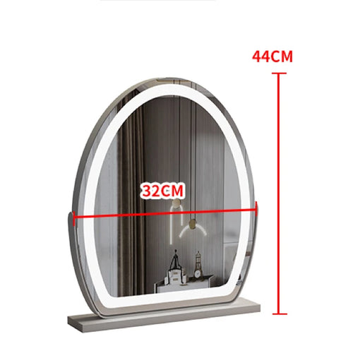 miroir de courtoisie éclairé avec capteur tactile et éclairage dimmable - vue 9 sur 15