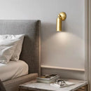 applique murale led en laiton moderne rotative avec gradation