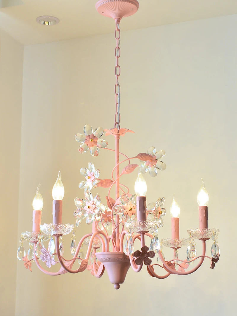 lustre en cristal suspendu pour éclairage intérieur élégant - vue 4 sur 7