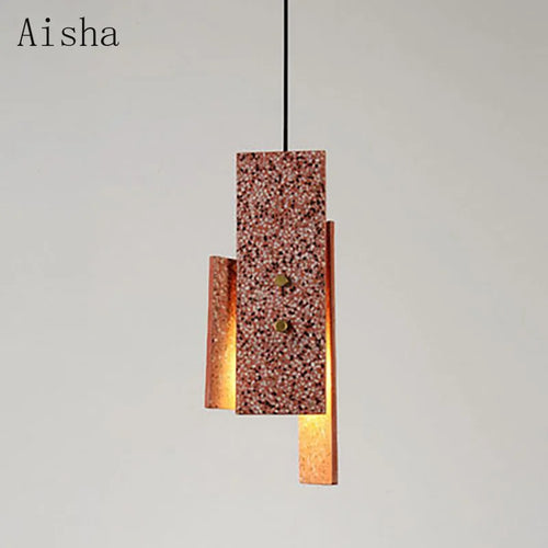 suspension nordique terrazzo créative pour décoration moderne intérieur - vue 3 sur 10