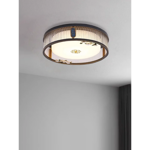 lustre acrylique style chinois antique pour éclairage intérieur - vue 5 sur 18