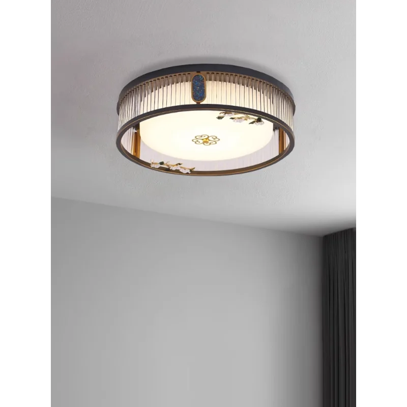 lustre acrylique style chinois antique pour éclairage intérieur - vue 4 sur 18