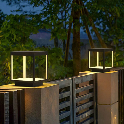 lampe extérieure led moderne et imperméable pour décoration jardin - vue 5 sur 9