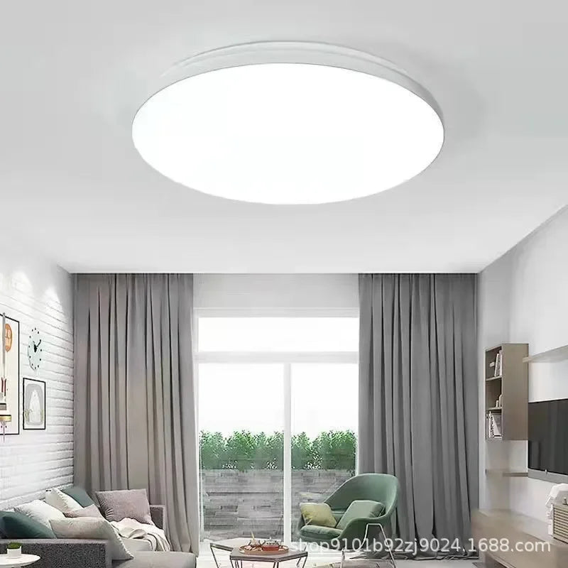 plafonnier led moderne ultra mince en acrylique pour un éclairage élégant - vue 3 sur 13