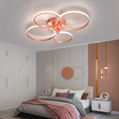 lustre moderne en métal pour décoration intérieure élégante - vue 5 sur 6