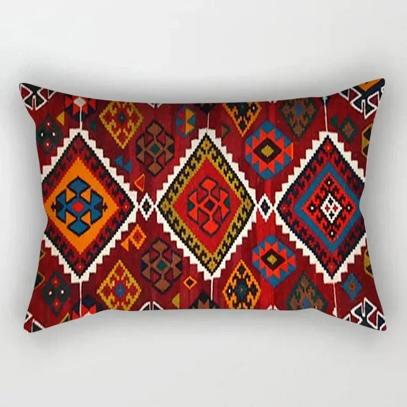 housse de coussin vintage motif mandala ethnique décoratif