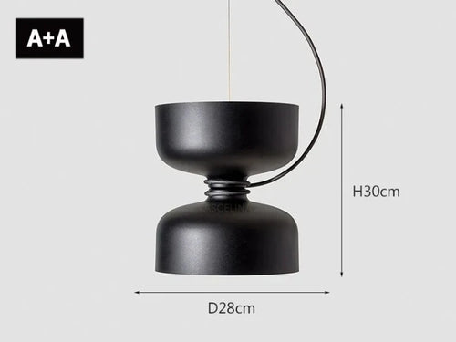 suspension nordique moderne à led pour décoration intérieure créative - vue 16 sur 24