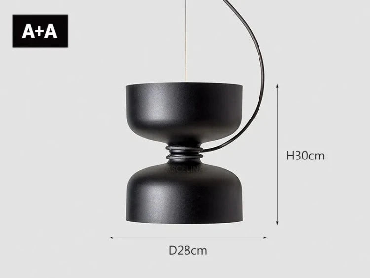 suspension nordique moderne à led pour décoration intérieure créative - vue 15 sur 24