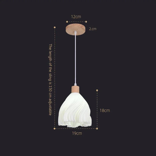 lustre led moderne semi-circulaire pour bar restaurant magasin - vue 6 sur 12
