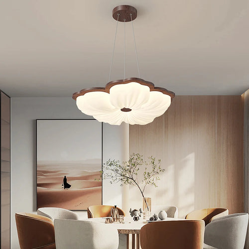 plafonnier moderne en bois pour décoration intérieure élégante - vue 4 sur 13