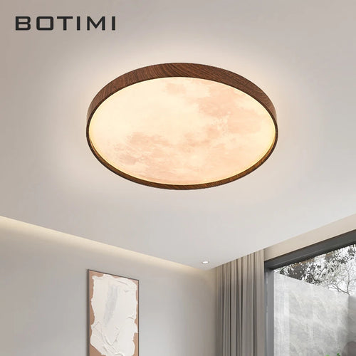 Plafonniers lune moderne LED à intensité variable - vue 4 sur 17