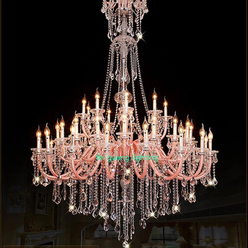 lustre moderne en cristal pour décoration intérieure élégante - vue 4 sur 12