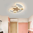 plafonnier led enfantin décoration étoile lune luminosité réglable