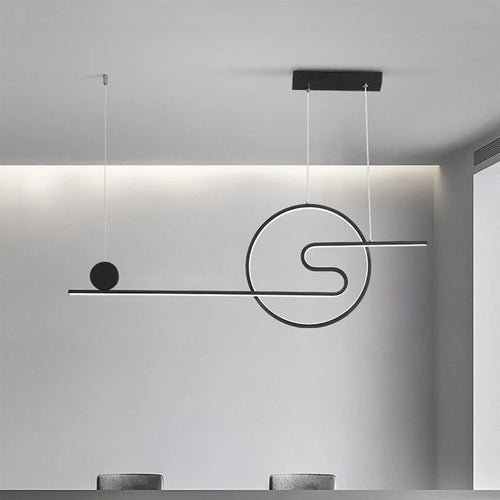 suspension nordique led réglable pour hôtel boutique - vue 4 sur 8
