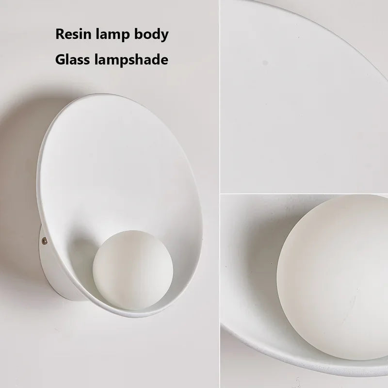 applique murale chinoise en résine éclairage led créatif décoratif - vue 5 sur 9