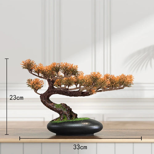 décoration intérieure faux arbre bonsaï style chinois pour un paysage apaisant - vue 12 sur 33