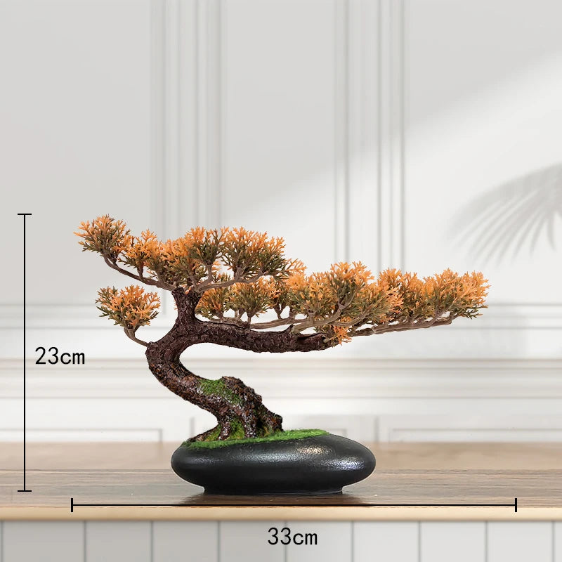 décoration intérieure faux arbre bonsaï style chinois pour un paysage apaisant - vue 11 sur 33