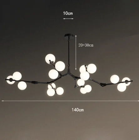 suspension moderne éclairage intérieur design minimaliste dimmable décoratif