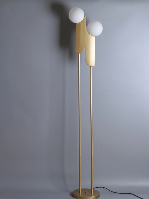 lampe boule de verre moderne double tête pour un éclairage élégant - vue 2 sur 7