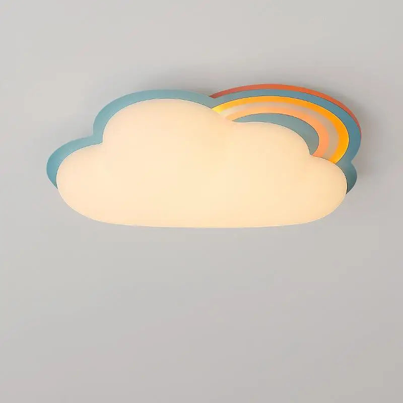 plafonnier nuage pour chambre de bébé garçon fille décor éclairage - vue 4 sur 8