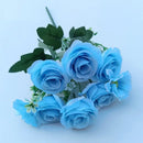 bouquets de roses artificielles pour mariage décoration romantique