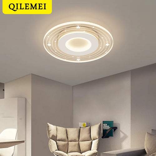Plafond moderne à LEDs lumières pour chambre salle d'étude salon salle à manger lampes suspendues pour plafonniers meubles d'intérieur modernes - vue 2 sur 10