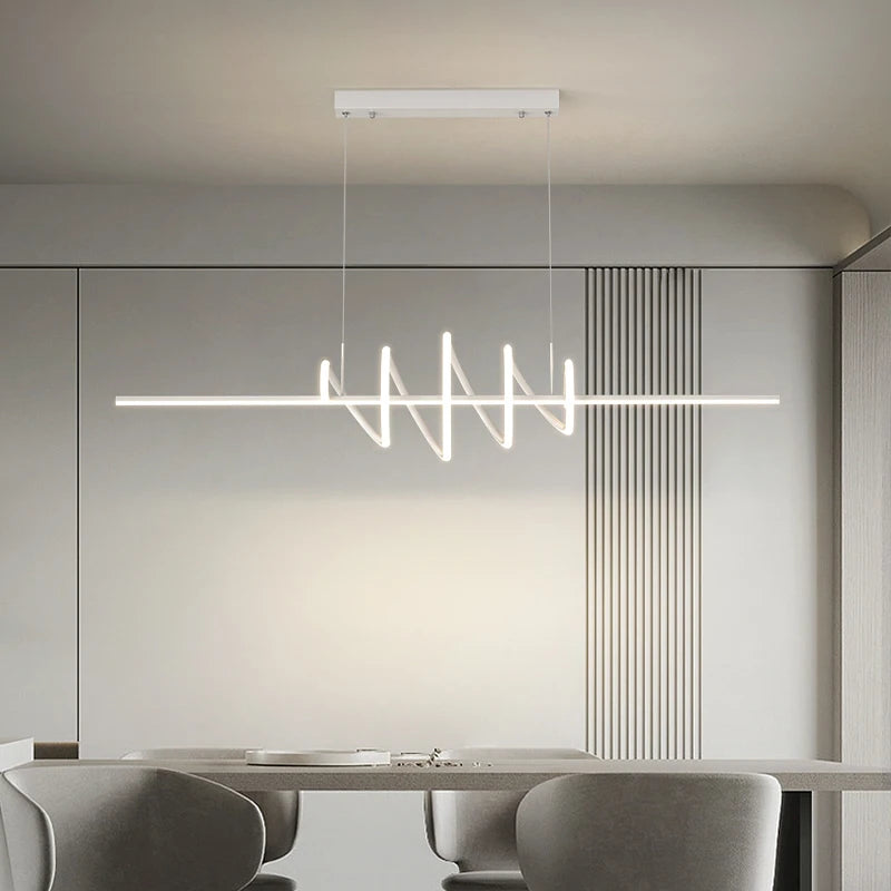 lustre moderne en led pour un éclairage élégant intérieur - vue 6 sur 18