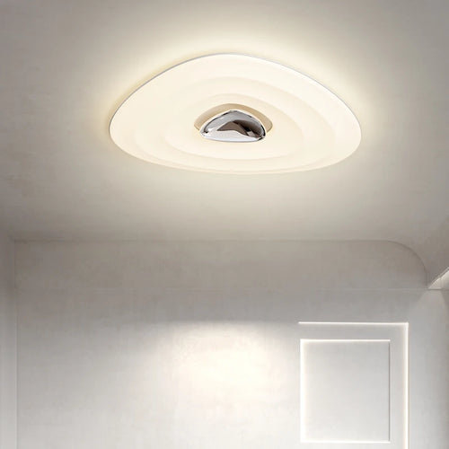 plafonnier moderne rond à LED pour éclairage intérieur décoratif - vue 2 sur 10