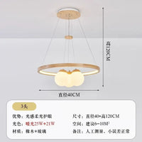 plafonnier led suspendu design moderne en forme de boule de verre