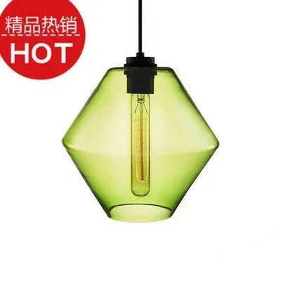 lustre suspendu moderne en verre transparent design élégant - vue 13 sur 28