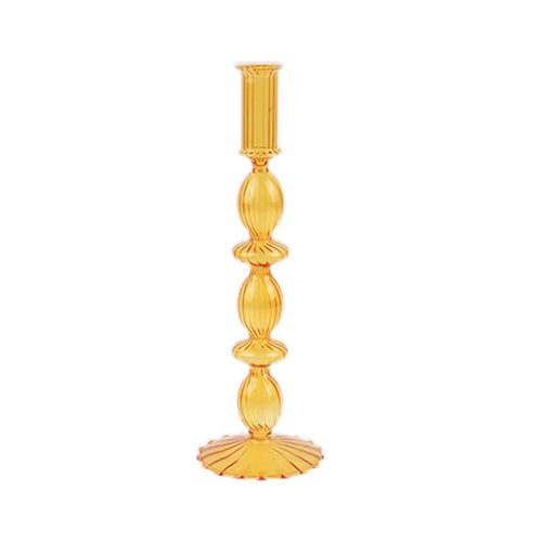 bougeoir en verre multicouche pour décoration de table - vue 14 sur 13