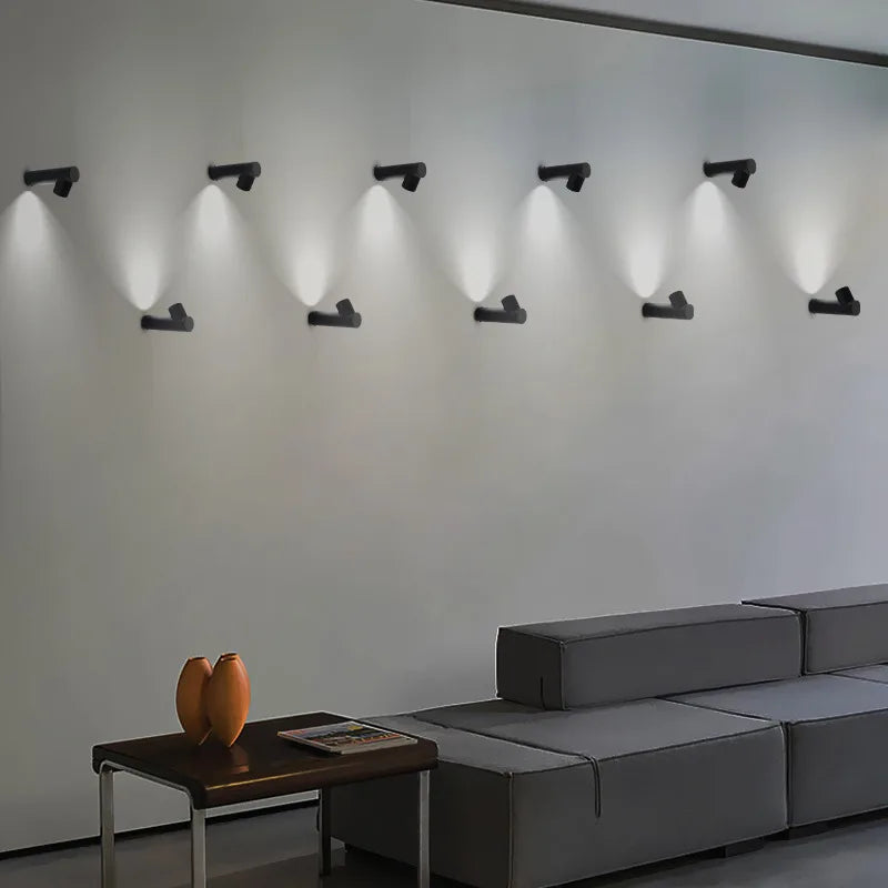 applique murale led extérieure moderne pour jardin et escalier - vue 5 sur 11